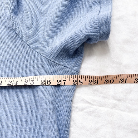 Polo Ralph Lauren The Iconic Mesh Polo Shirt Blue Classic Fit Size XXL Preppy - Picture 10 of 11